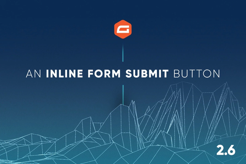 how to add gravity forms submit button inline