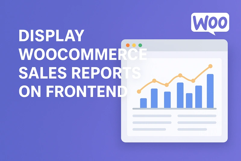 display woocommerce sales report on frontend