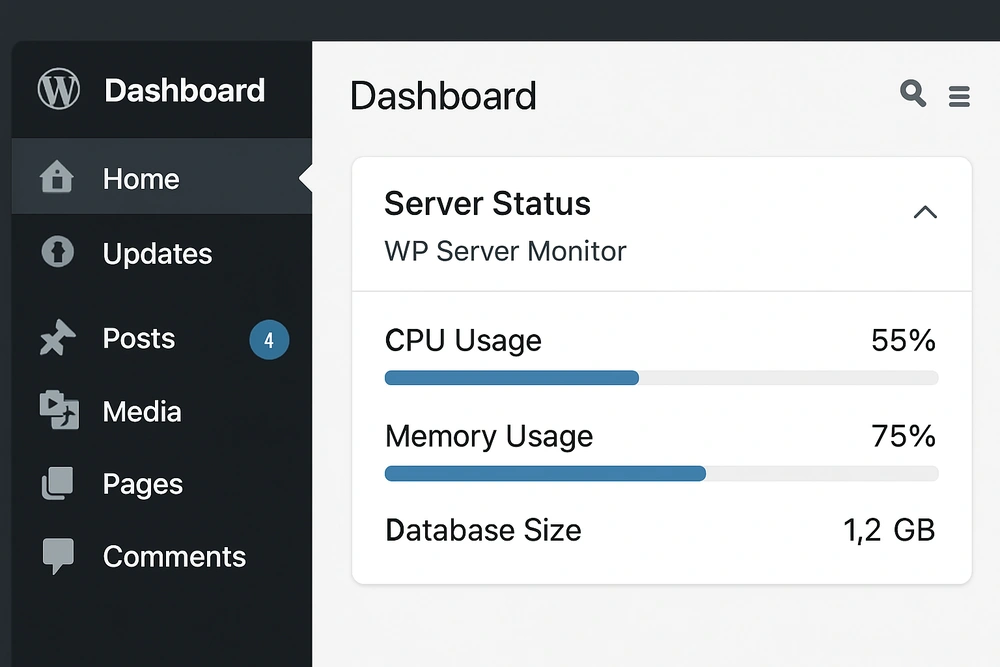 wp server monitor metrics plugin