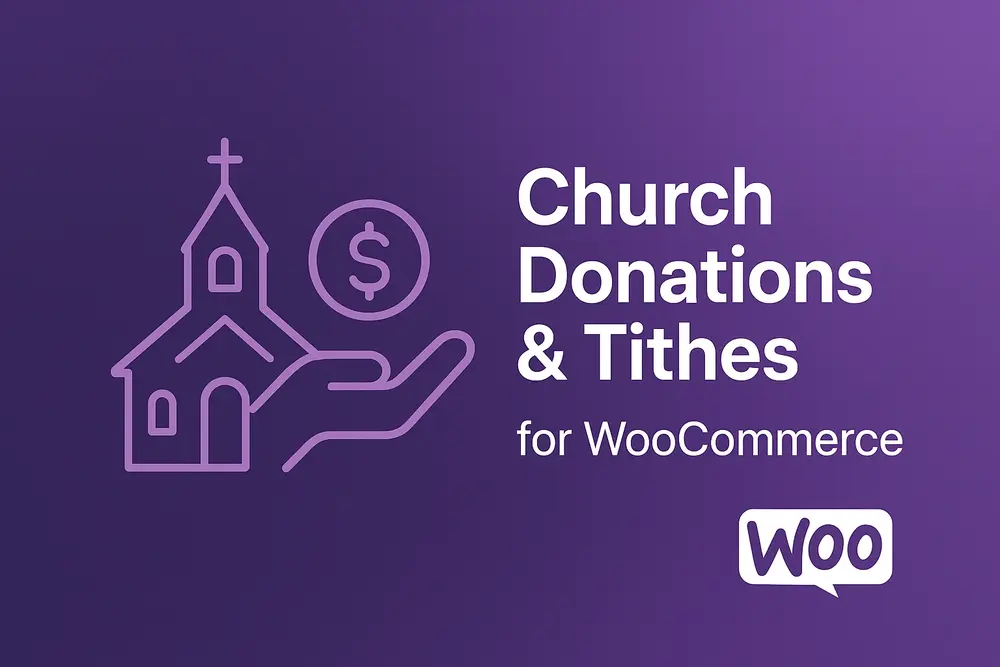 church donations & tithes for woocommerce plugin