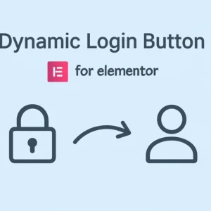 dynamic login button for elementor