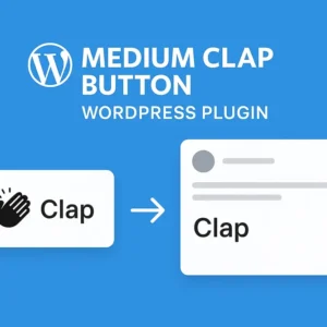 medium clap button plugin