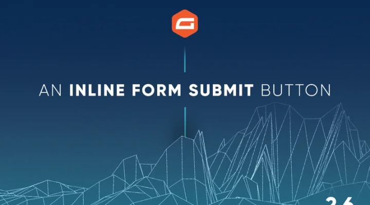 how to add gravity forms submit button inline